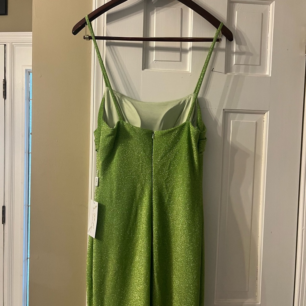 Green Sparkly Prom Dress - Picture 5 of 5